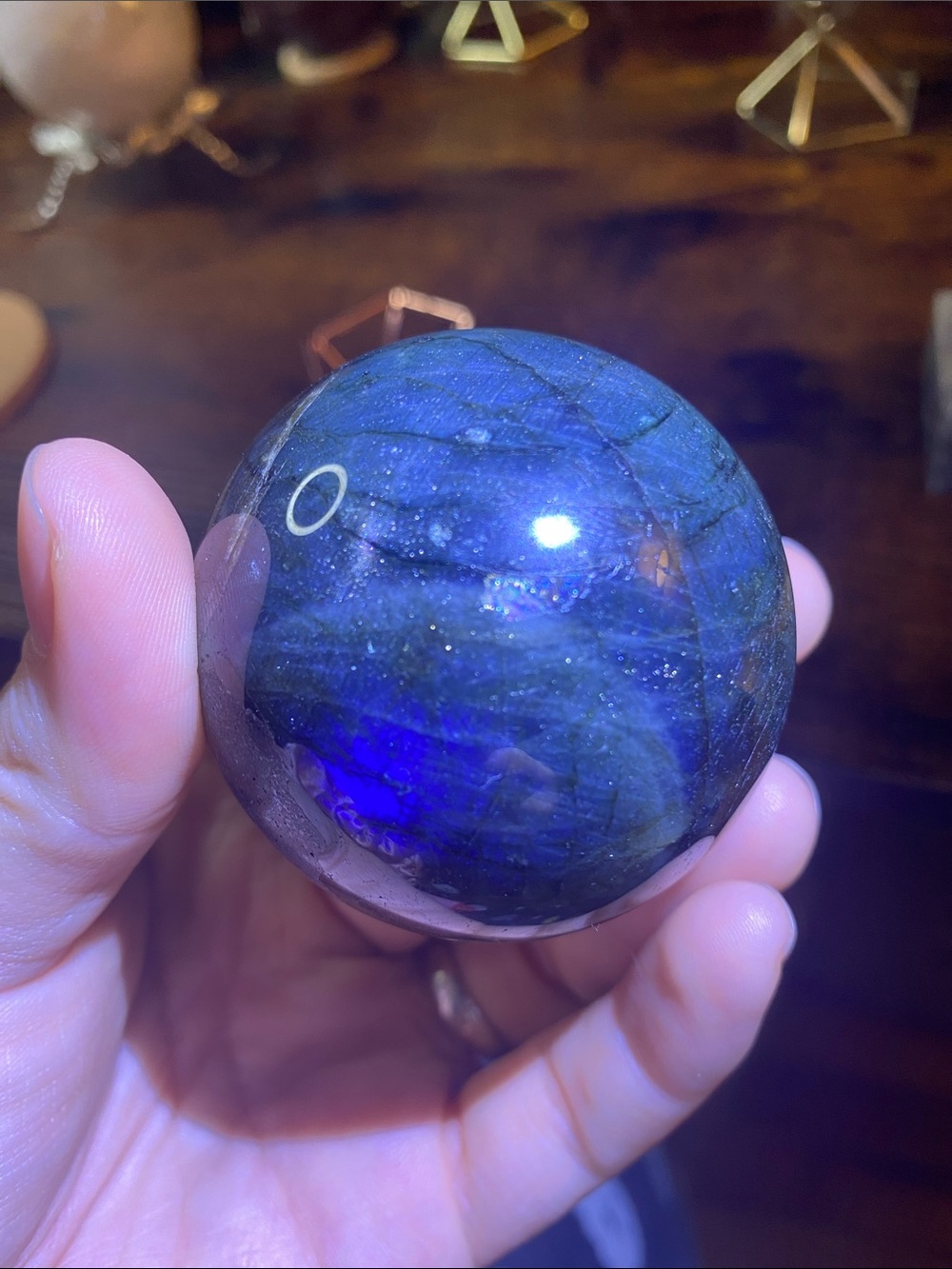 Labradorite Sphere - Picture 11 of 15
